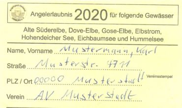 Fehler in der Angelerlaubnis des ASV